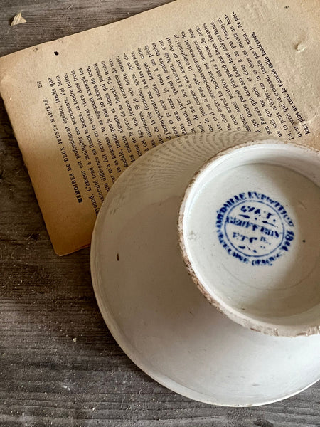 Sweet Rustic Ironstone Bowl