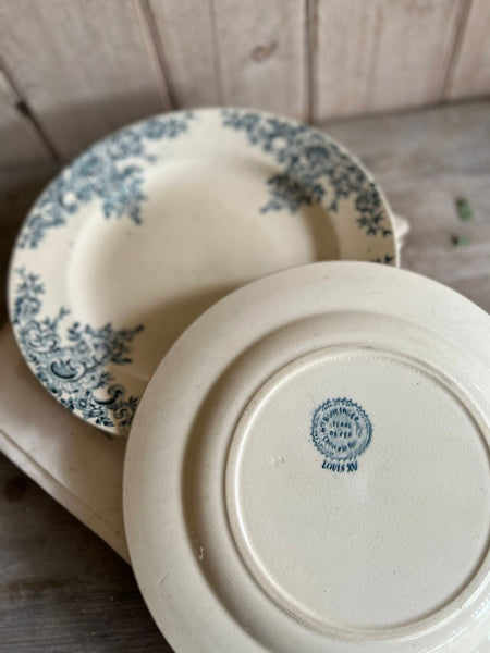 Terre De Fer Floral Plates