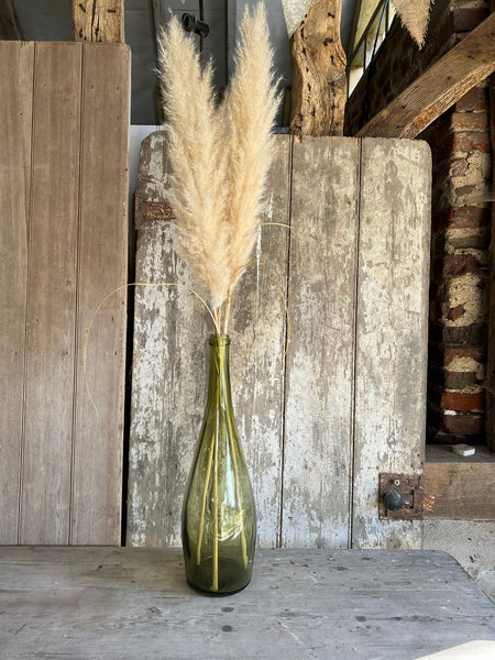 Large Vintage Green Bottle