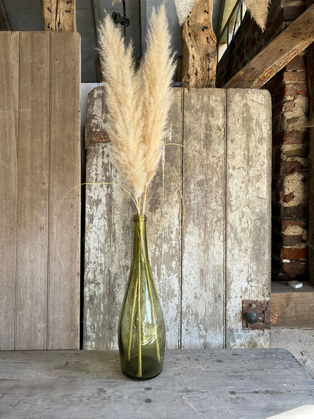 Large Vintage Green Bottle