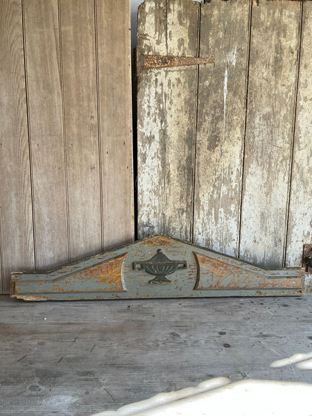 Rustic Chippy Paint French Pelmet