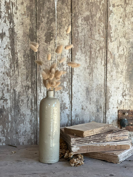 French Vintage Stoneware Bottle