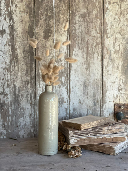 French Vintage Stoneware Bottle