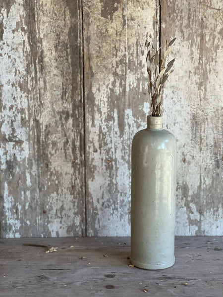 Tall French Stoneware Bottle