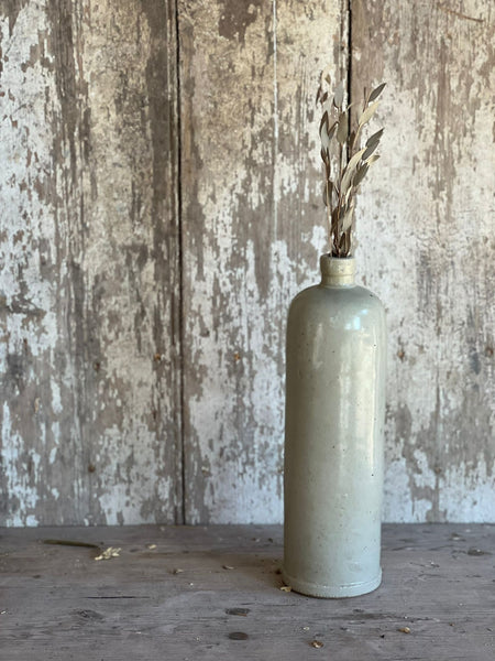 Tall French Stoneware Bottle