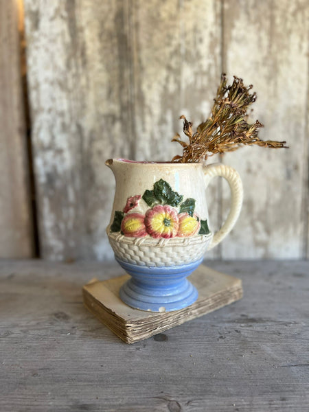 French Vintage Gorgeous Fruit Jug