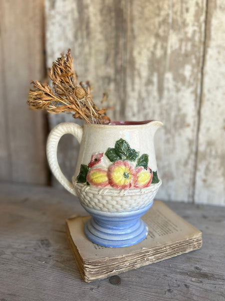 French Vintage Gorgeous Fruit Jug
