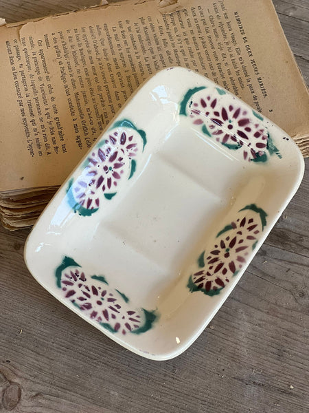 French Vintage Stencil Dish