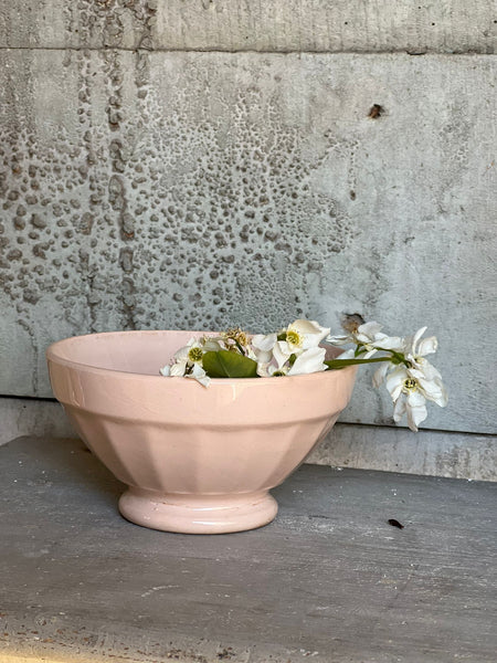 Plain Pink French Cafe au Lait bowl