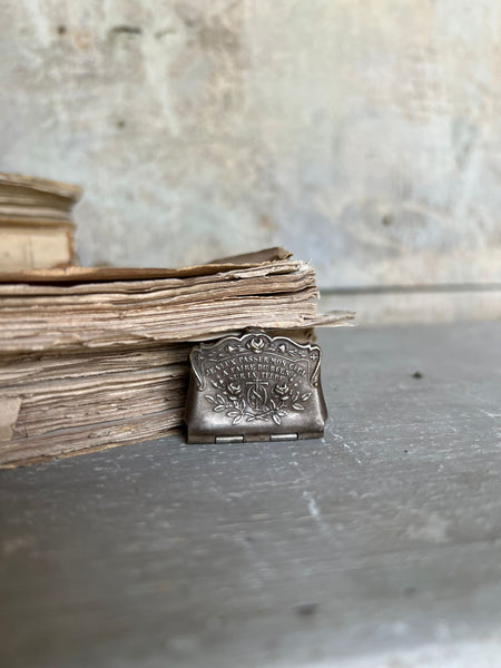 Victorian Silver Stamps Envelope Locket