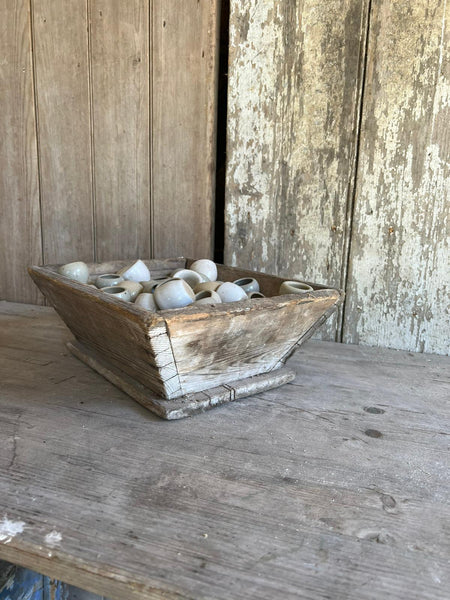 French Vintage Wooden Trug