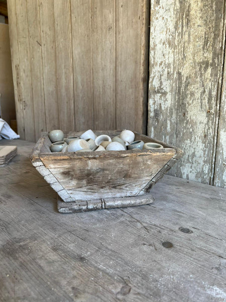 French Vintage Wooden Trug