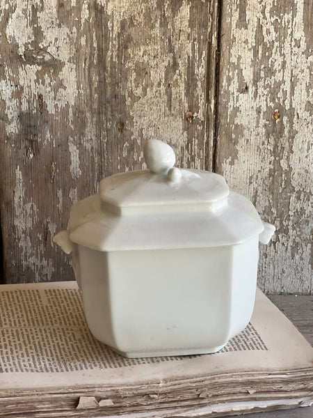 Small French Vintage Lidded Dish