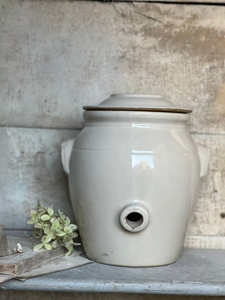 Large Lidded Preserves Jar