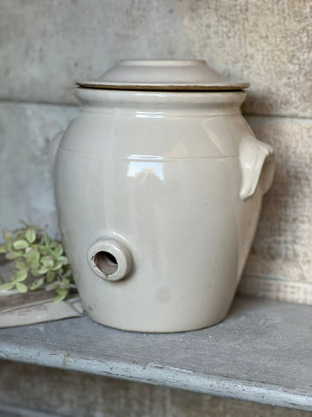 Large Lidded Preserves Jar