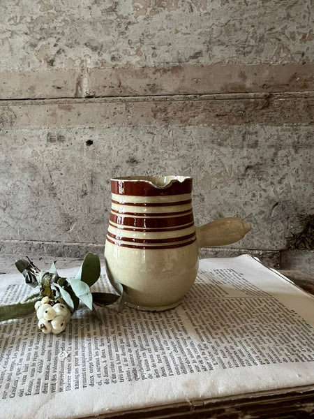 Vintage striped jug