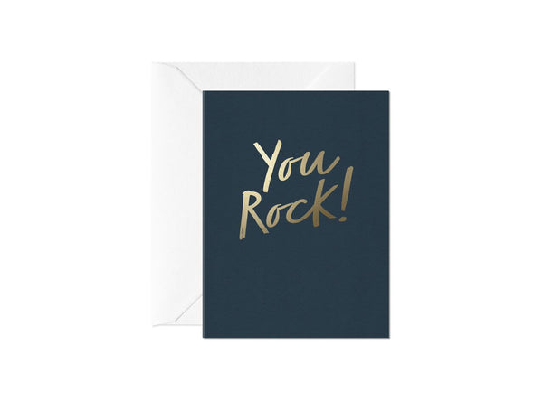 You Rock, Happy Thoughts Card