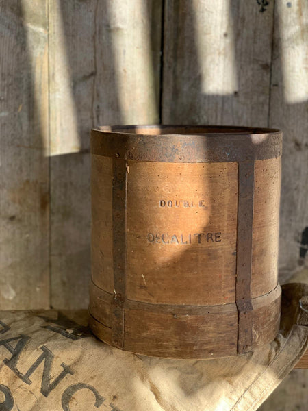 Very Large Vintage Grain Measure