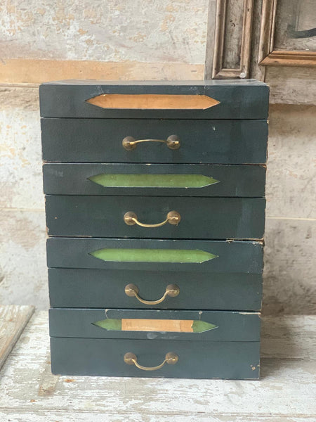 Vintage French File Boxes