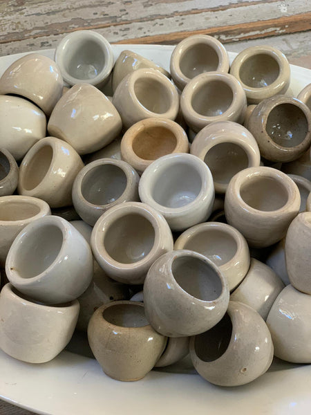 Vintage Escargot Stoneware Pots