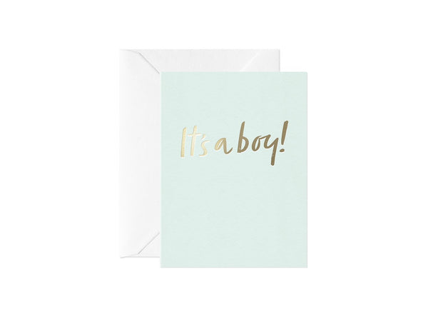 Its a boy! Happy Thoughts Card