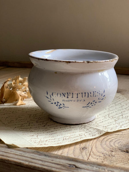 Mini French Vintage Confitures Pot