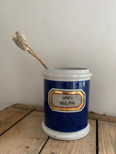 Large French Vintage Chemist Jar