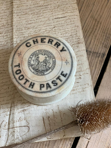 1870 Cherry Toothpaste Pot