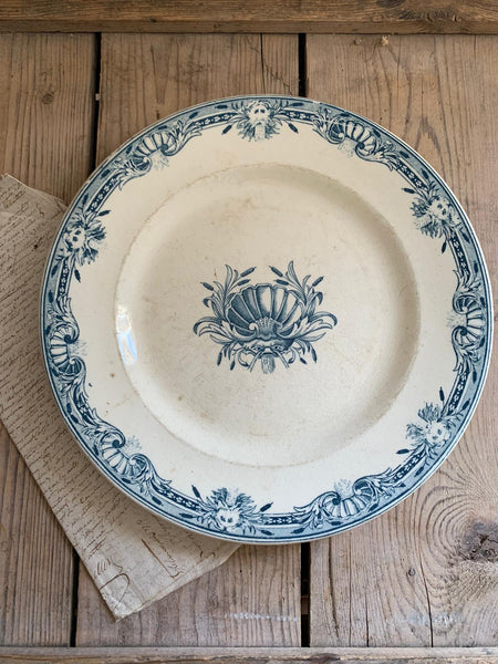 Beautiful Floral French Transfer Plate