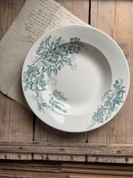 Gorgeous Floral French Vintage Plates