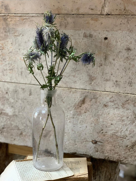 Vintage French Hand Blown Bottle