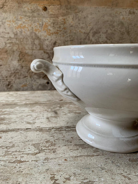 Large French Vintage Soupiere
