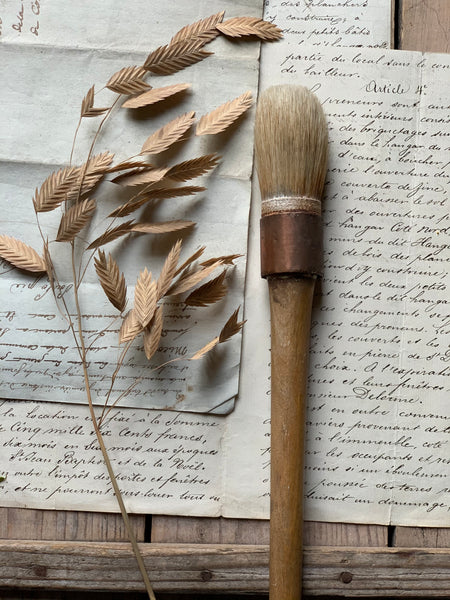 Vintage French Paintbrush