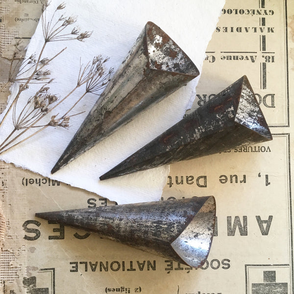 Vintage Tin Cones