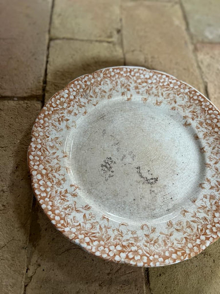 Crazed Henry Alcock Plate