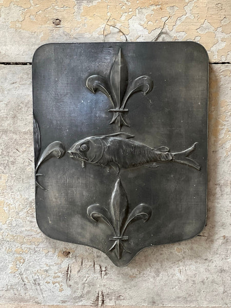French Vintage Fish Wall Hanging