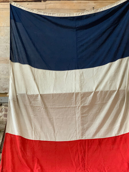Huge Vintage French Flag