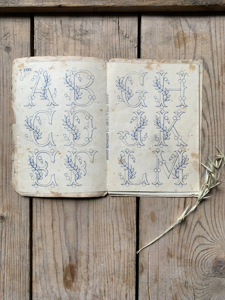 French Alphabet Sampler Book