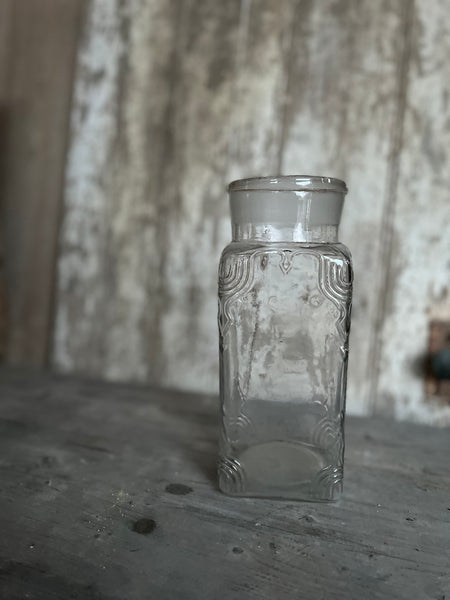 Vintage French Glass Jar