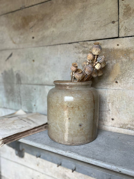 Large French Stoneware Jar