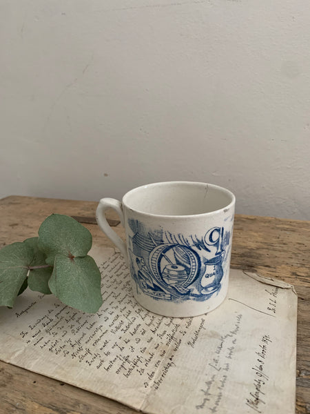 Victorian Alphabet Mug (Q&W)