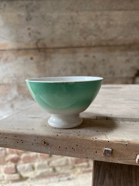 Rustic French Ombre Cafe au Lait bowl