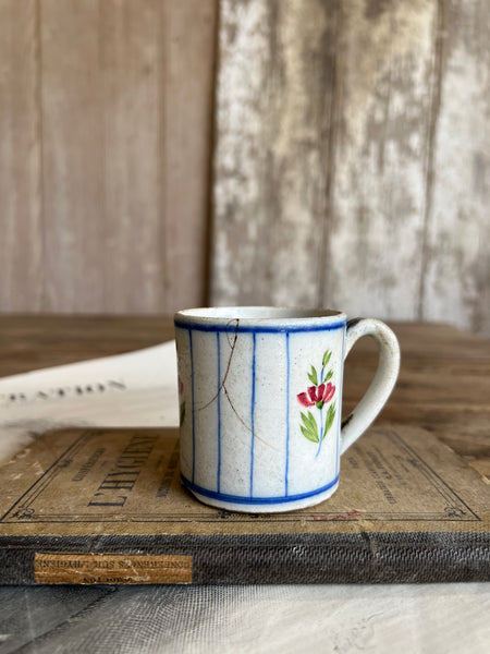 Vintage French Handcrafted Mug