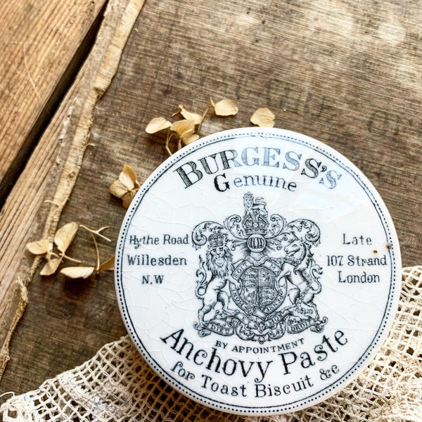 1880 Burgess Anchovy Paste Pot