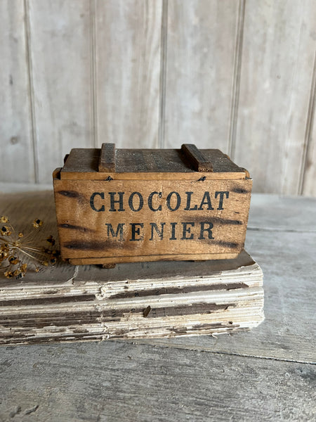 Vintage Chocolat Menier Crate Box