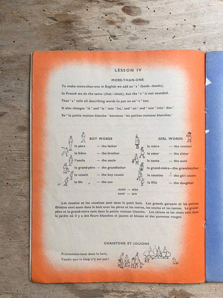 1940s French for Little Folk Book