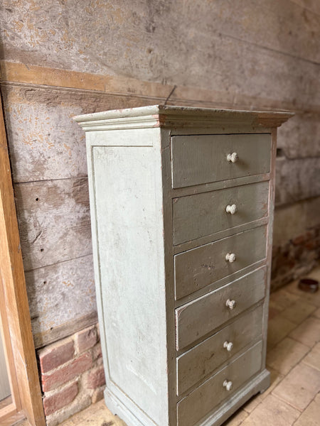 Beautiful Chippy Paint French Drawers