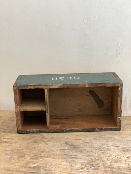 Vintage Wooden Cubby