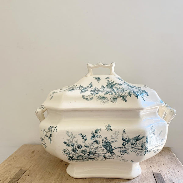 Vintage Birds & Bloom Tureen