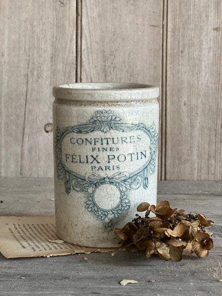 Vintage French Felix Potin Jar